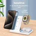 3 In 1 Fast Wireless Foldable Charging Station
