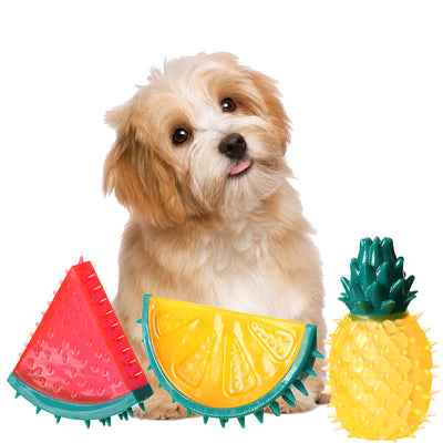 Pet Fruit Sound Chew Toy