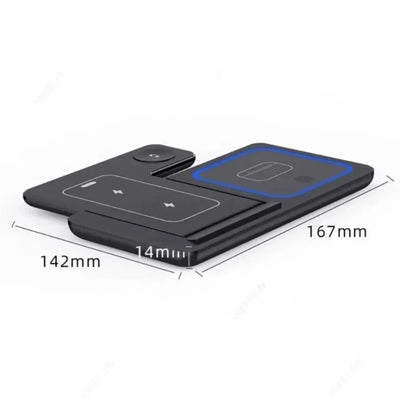 3 In 1 Fast Wireless Foldable Charging Station