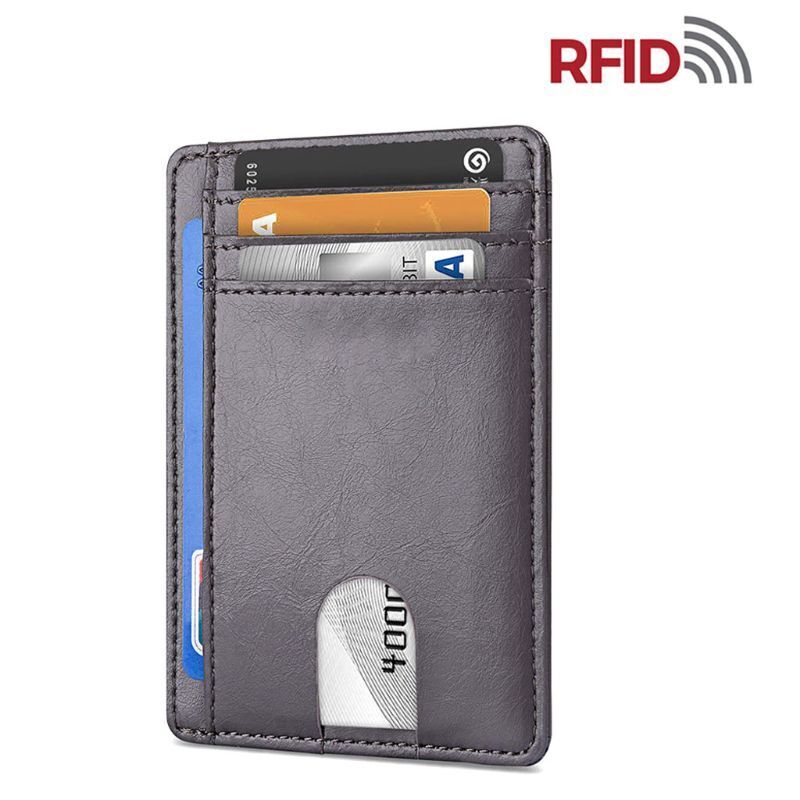 Price Drop!!! Mens Leather Slim Wallet RFID