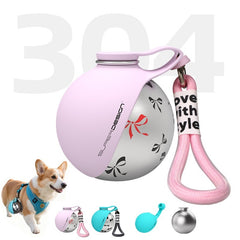 Portable Stainless Steel Pet Water Bottle