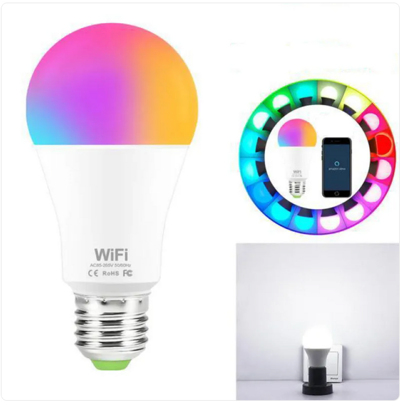 15W WiFi Smart RGB LED Light Bulb